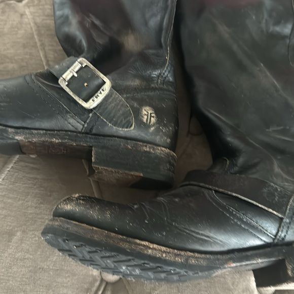 Frye black engineer boots 9.5 - Picture 2 of 8